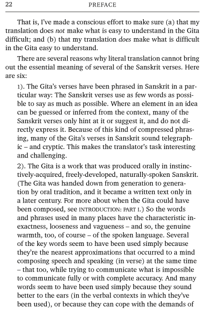 Preface to Bhagavad-Gita of Inner Courage