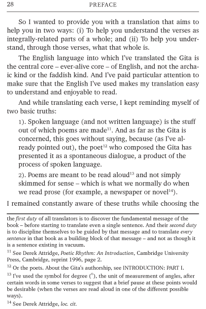 Preface to Bhagavad-Gita of Inner Courage